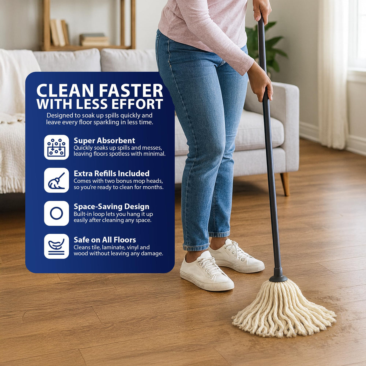 Zeno Cotton Floor Mop