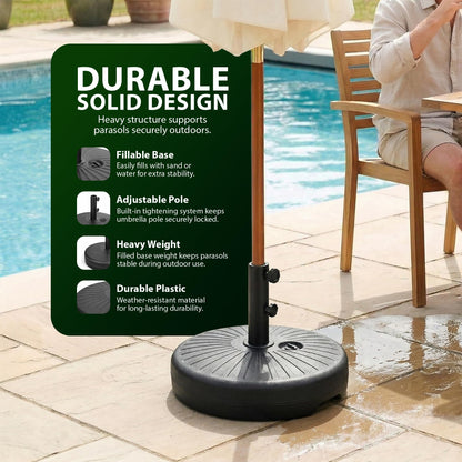 Zeno 22L Sunflower Design Plastic Parasol Base