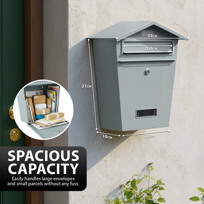 Zeno White Classic Post Box