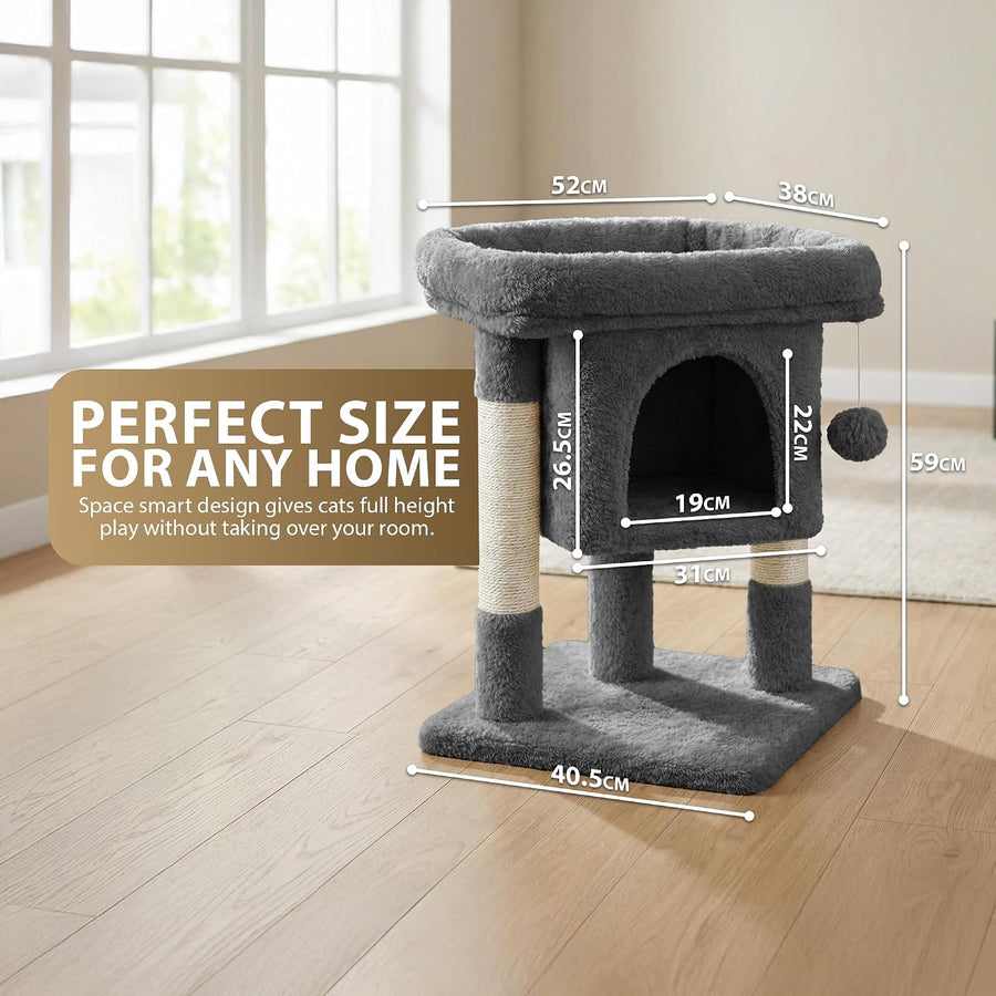 Rex & Roxy 59cm Grey Cat Tree