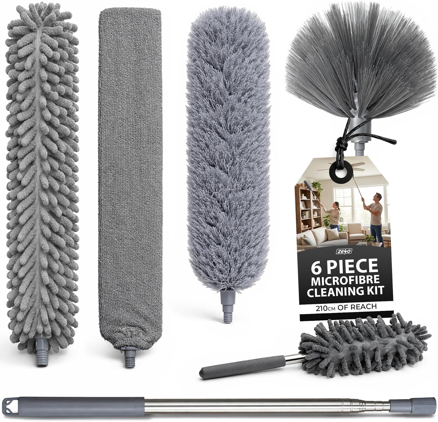 Zeno 6 Pack Feather Duster