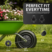 Zeno 14" Wheelbarrow Wheel