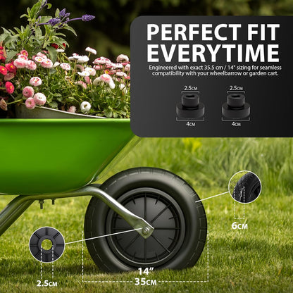 Zeno 14" Wheelbarrow Wheel