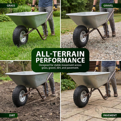 Zeno 2 Pack Wheelbarrow Wheels