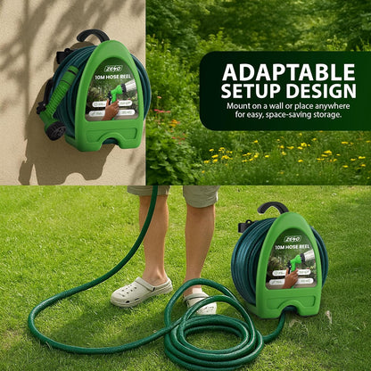Zeno 10m Garden Hose Pipe Reel