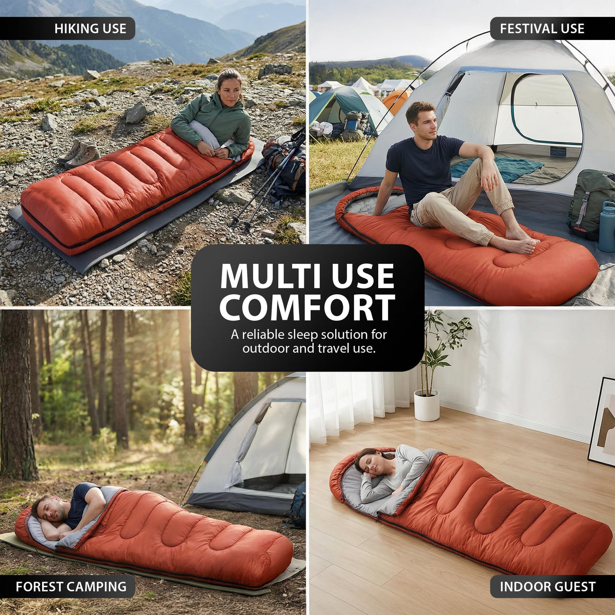 Zeno Red Sleeping Bag