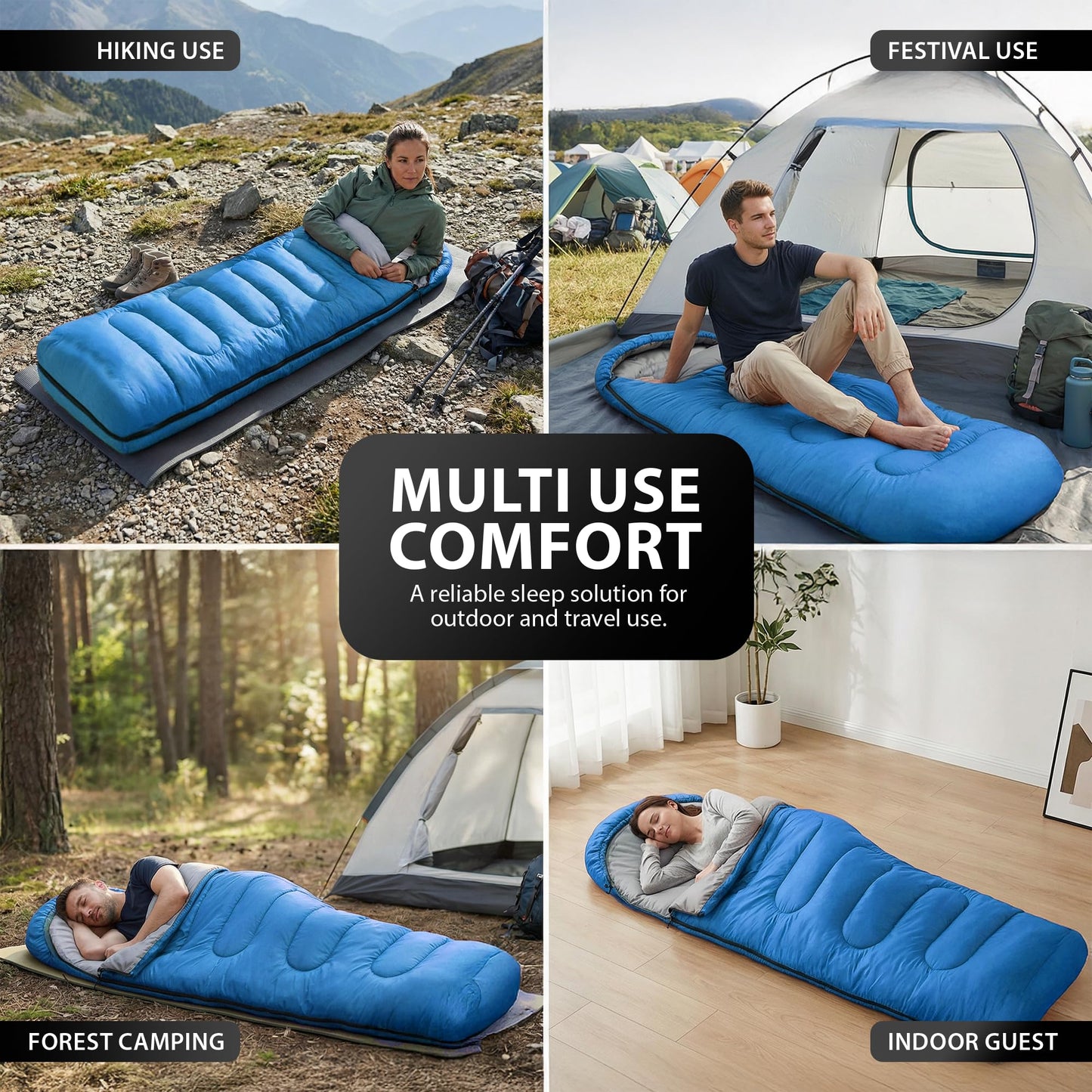 Zeno Blue Sleeping Bag