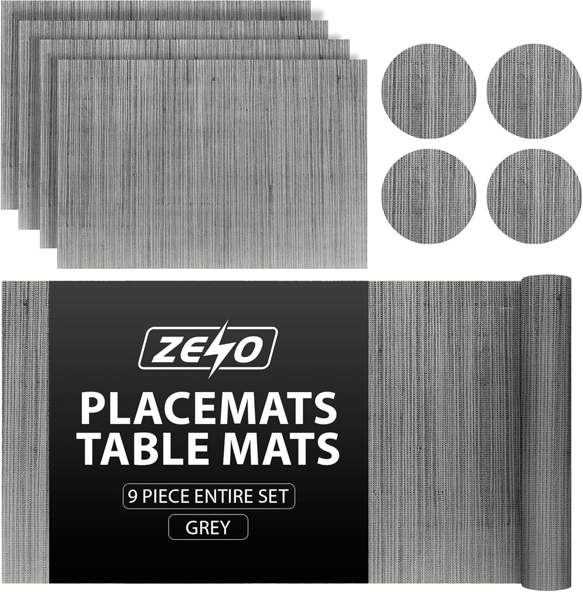 Zeno 9 Piece Table Placemats Set