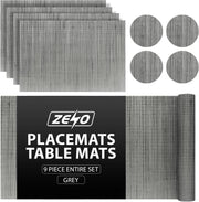 Zeno 9 Piece Table Placemats Set