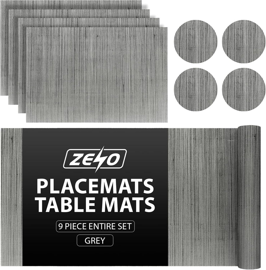 Zeno 9 Piece Table Placemats Set