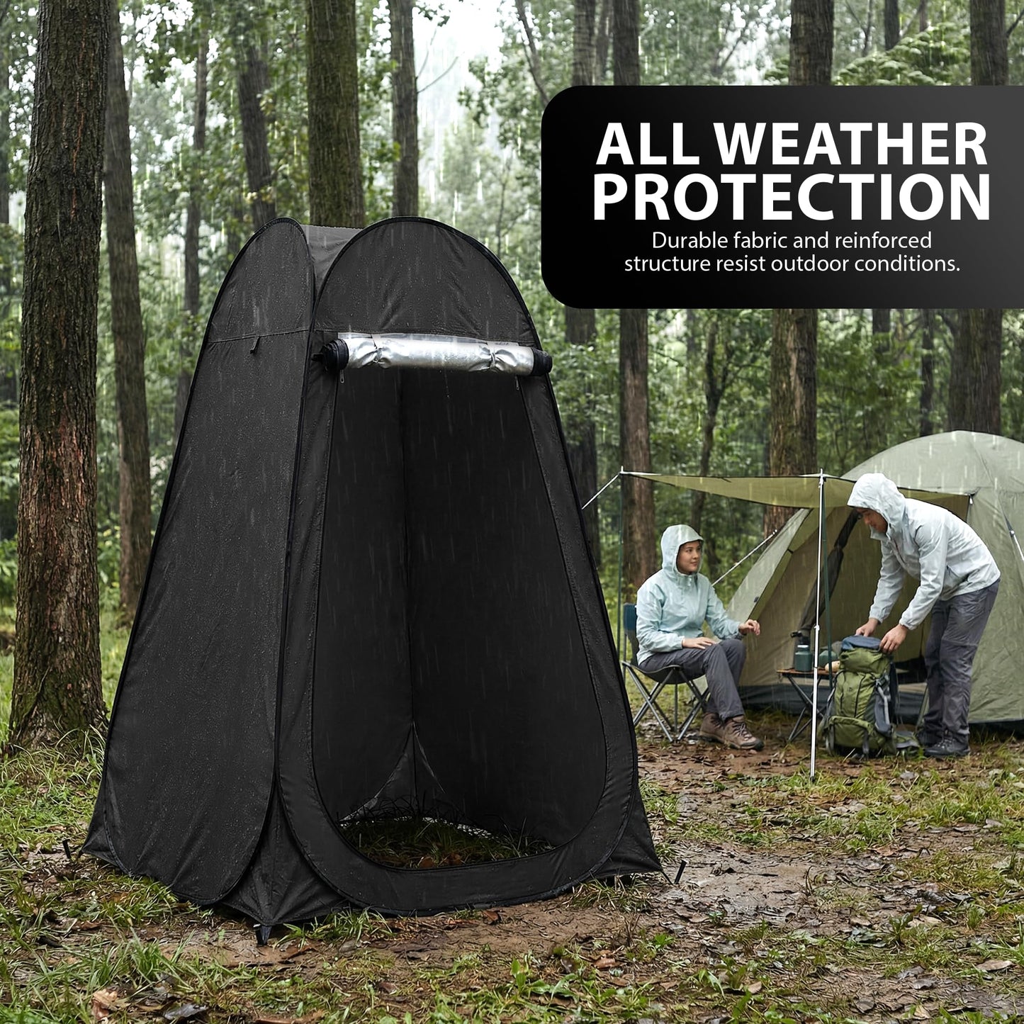 Zeno Black Pop Up Privacy Tent