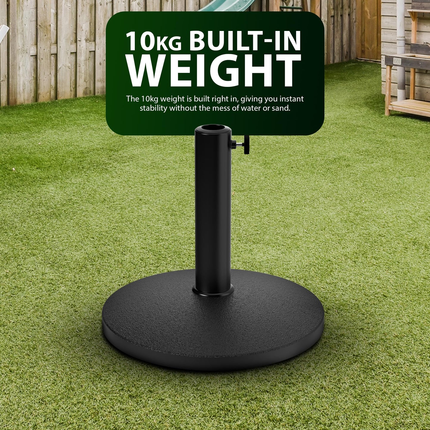 Zeno 10KG Round Parasol Base