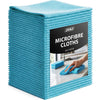 Zeno 40 Pack Light Blue Microfibre Cloths