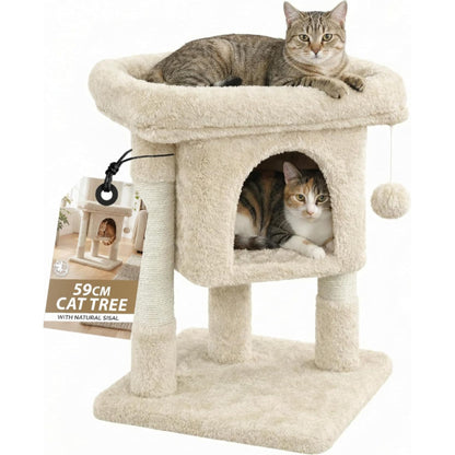 Rex & Roxy 59cm Beige Cat Tree