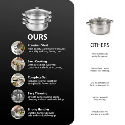 Zeno 28cm Steamer Pot