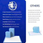 Rex & Roxy 60 x 45cm 50 Pack Puppy Pads