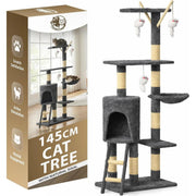 Rex & Roxy 145cm Grey Cat Tree
