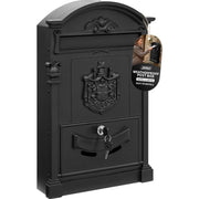 Zeno Black Vintage Post Box