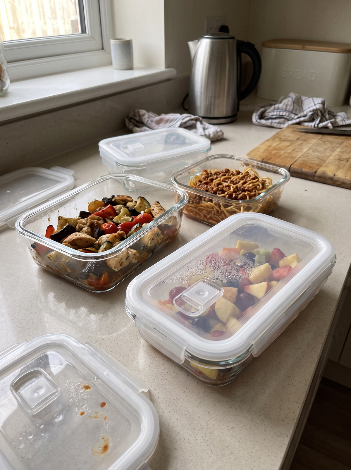 Zeno 10 Pack Glass Containers with Lids