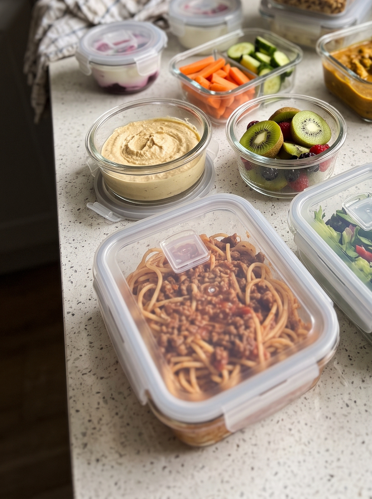Zeno 12 Pack Glass Containers with Lids