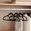 Zeno 20 Pack Black Velvet Hangers