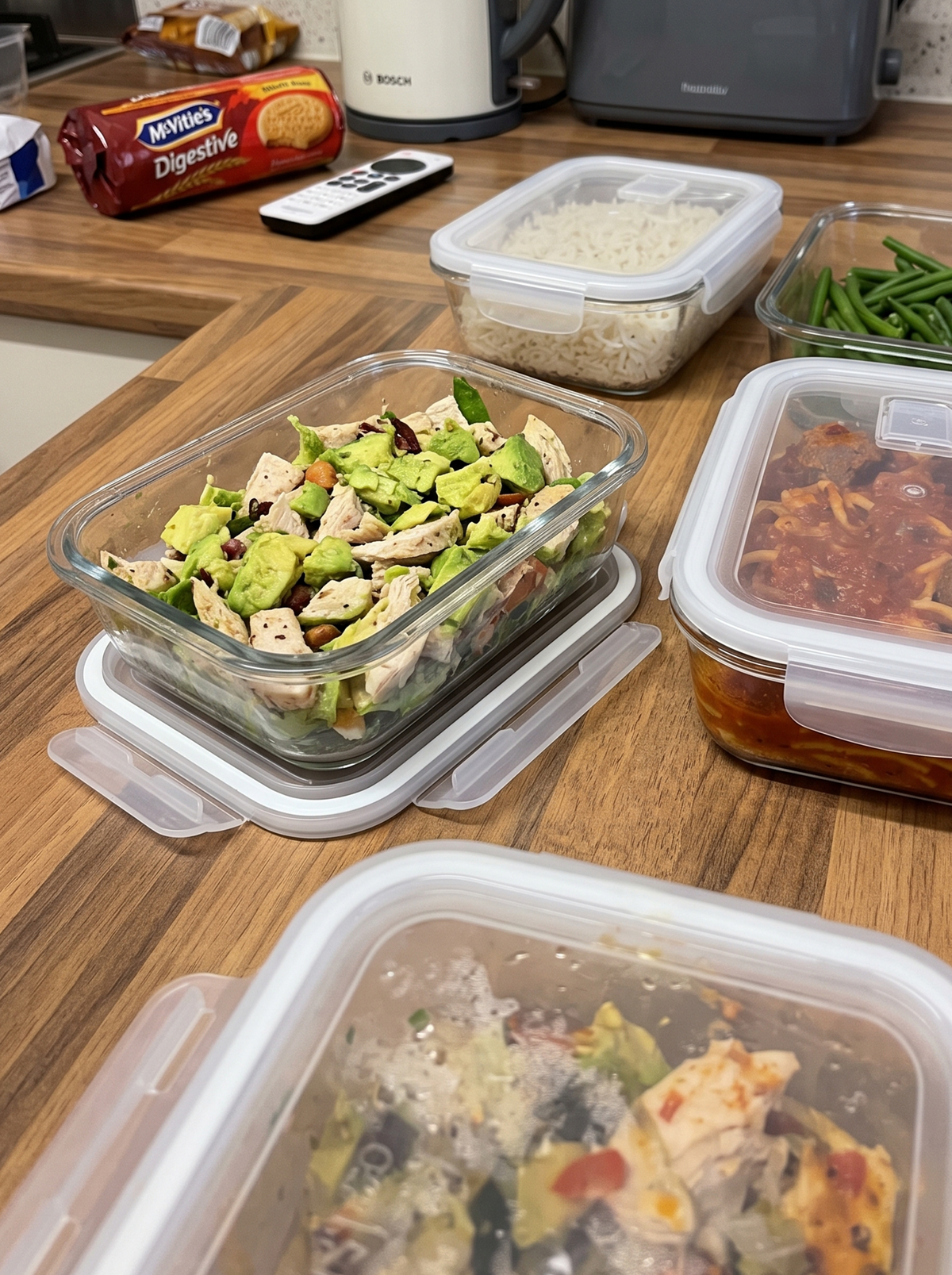 Zeno 5 Pack Glass Containers with Lids