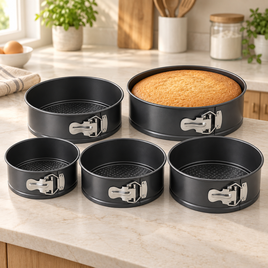 Zeno 5 Piece Cake Tin Set