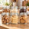 Zeno 6 Pack 1000ml Clip Top Glass Jars