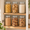 Zeno 6 Pack 1500ml Clip Top Glass Jars