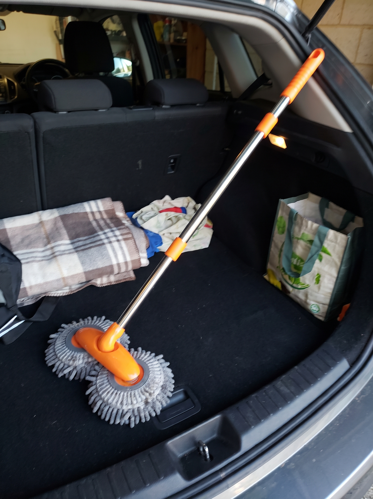 Zeno Dual Head Telescopic Car Cleaning Brush