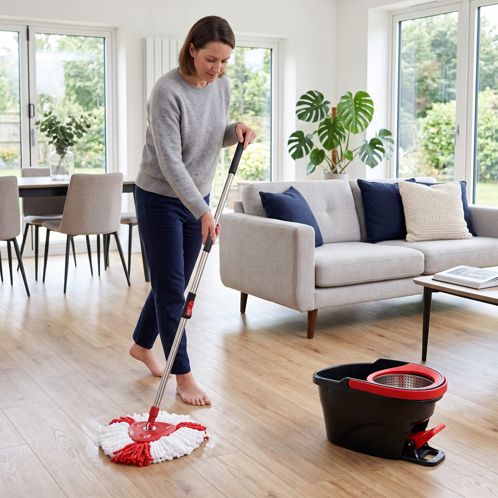 Zeno Pedal Spin Mop & Bucket Set