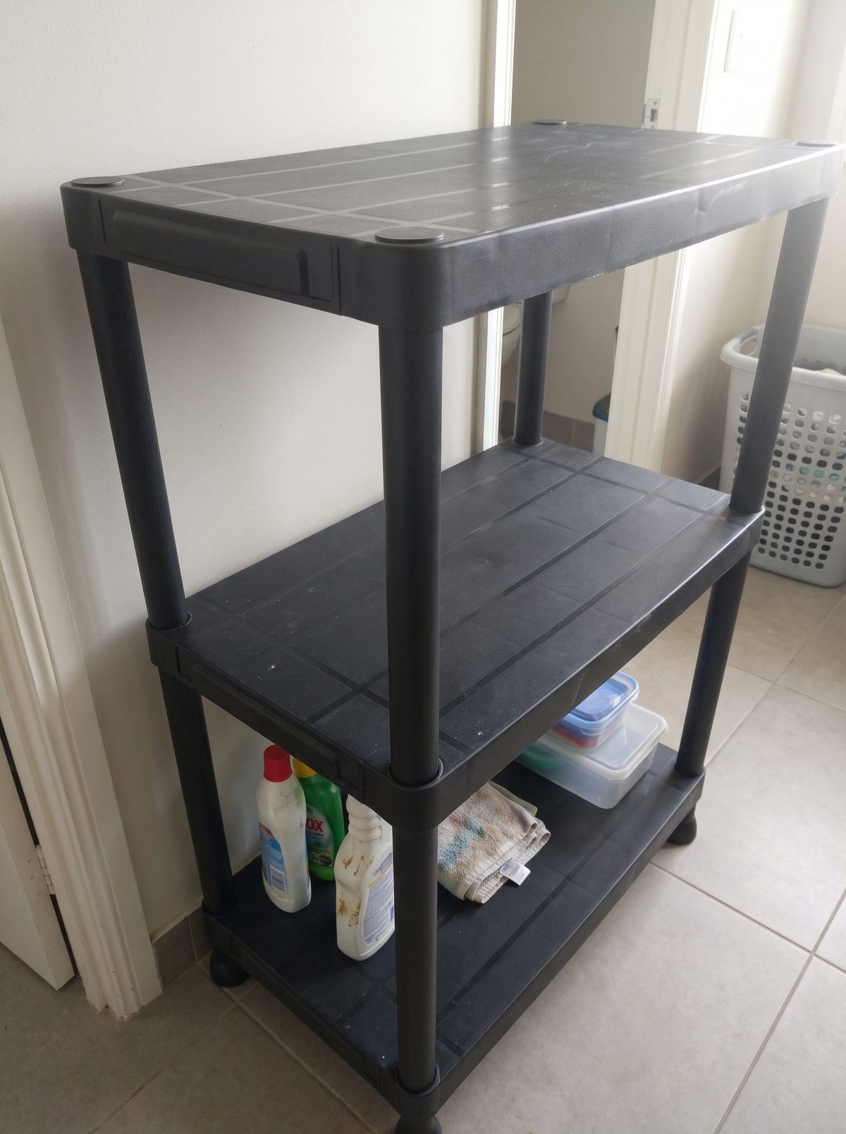 Zeno Plastic 3 Tier Shelving Unit