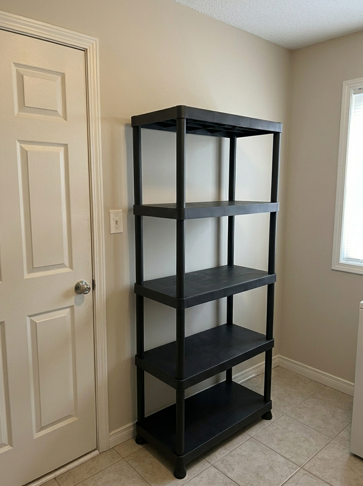 Zeno Plastic 5 Tier Shelving Unit