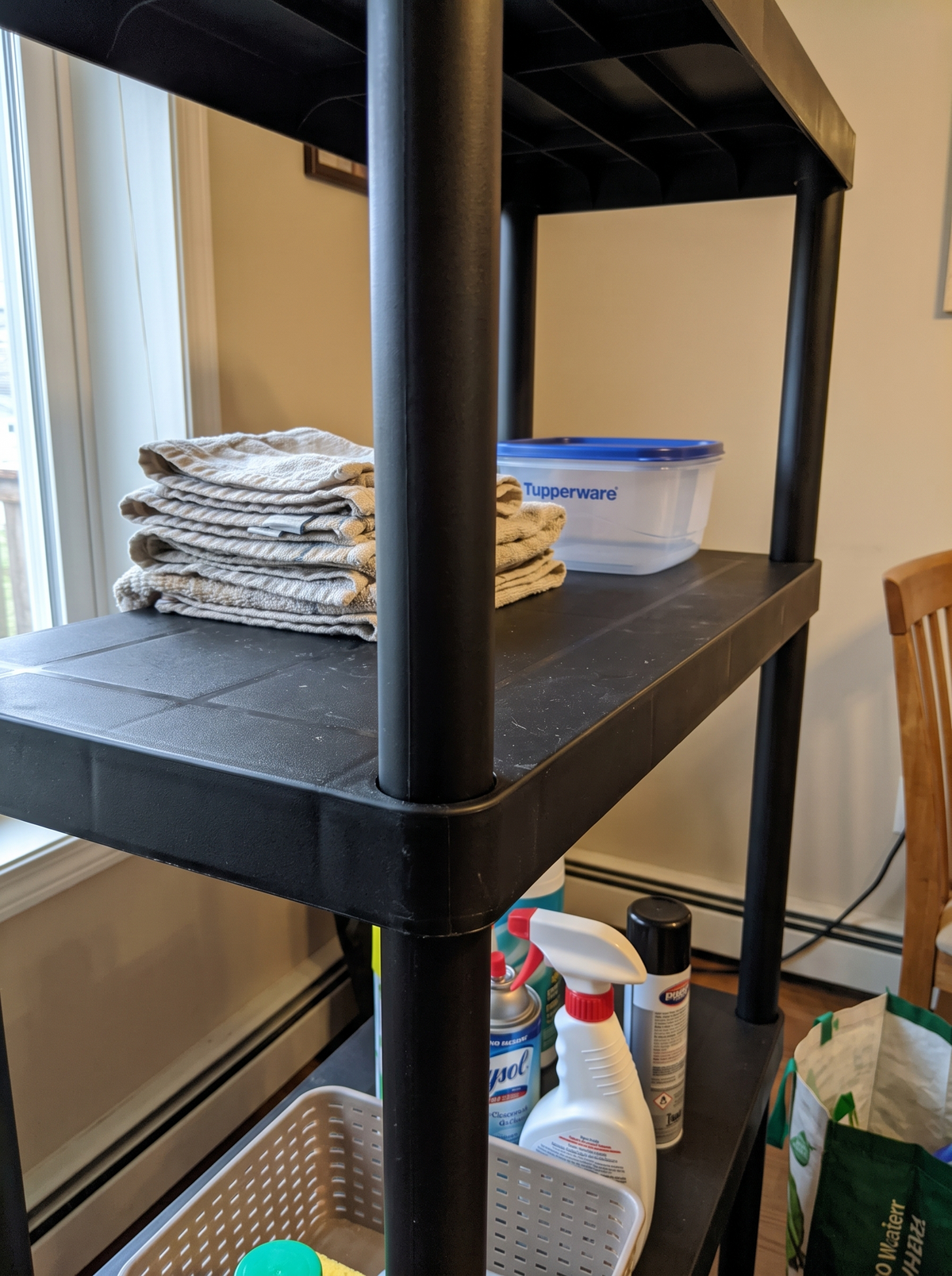 Zeno Plastic 5 Tier Shelving Unit