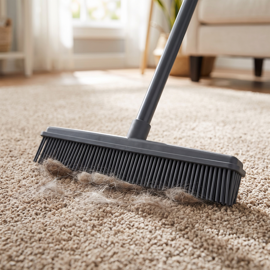 Zeno Rubber Broom Carpet Brush